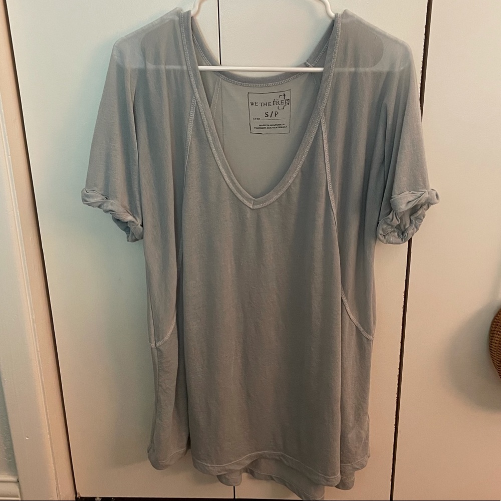 Small free people tunic shirt